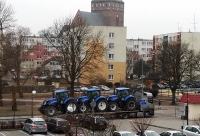 Z traktorami po mieście